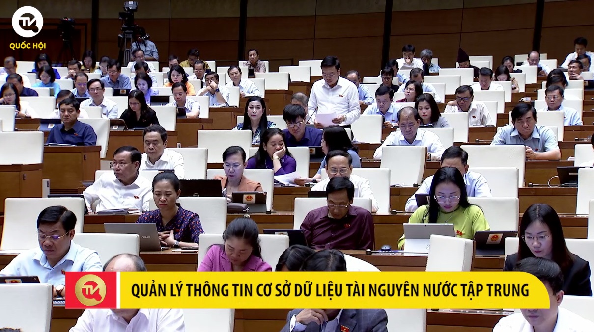 QUẢN LÝ THÔNG TIN CƠ SỞ DỮ LIỆU TÀI NGUYÊN NƯỚC TẬP TRUNG