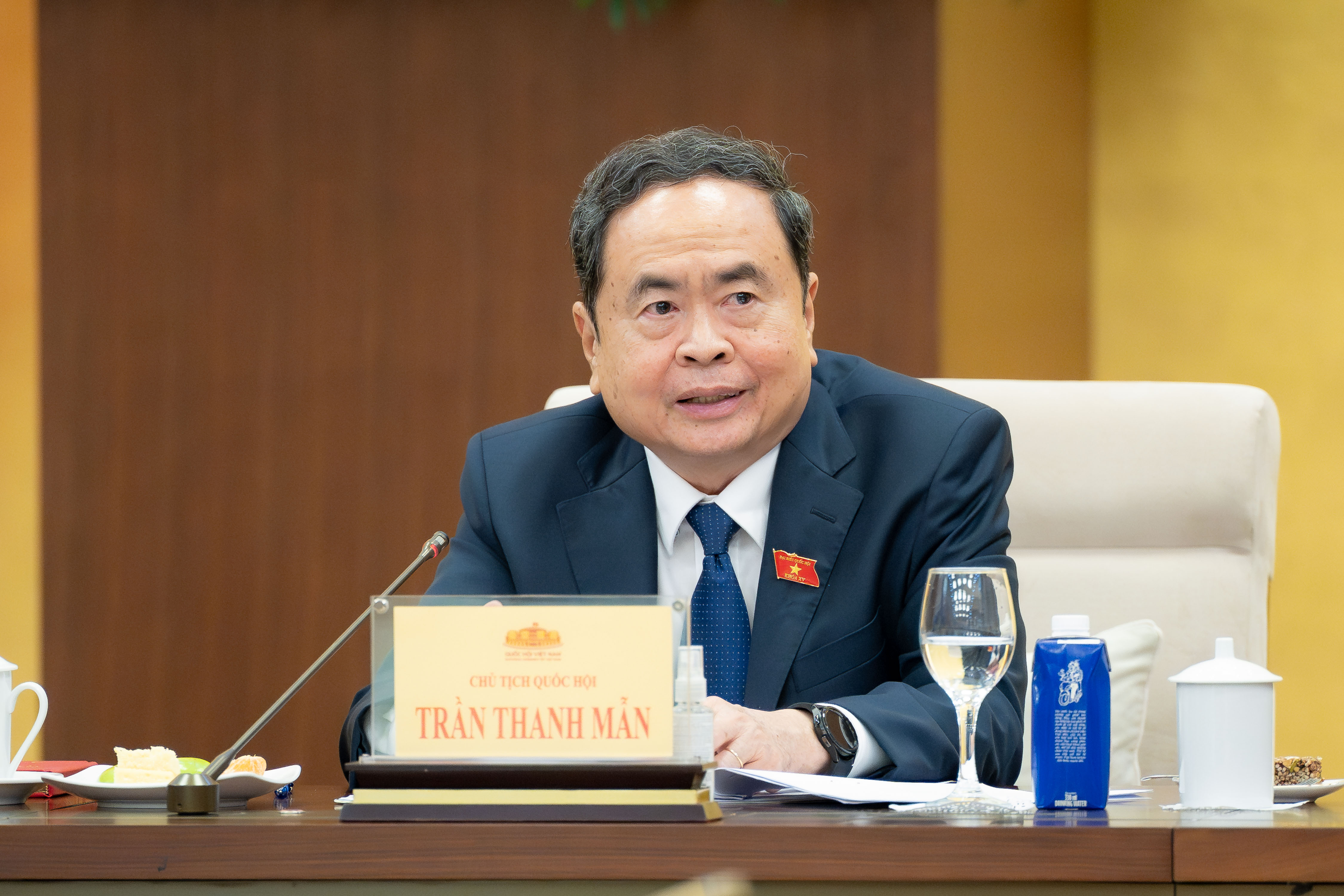 Chủ tịch Quốc hội Trần Thanh Mẫn chủ trì Phiên họp thứ hai Ban tổ chức Diễn đàn về xây dựng pháp luật