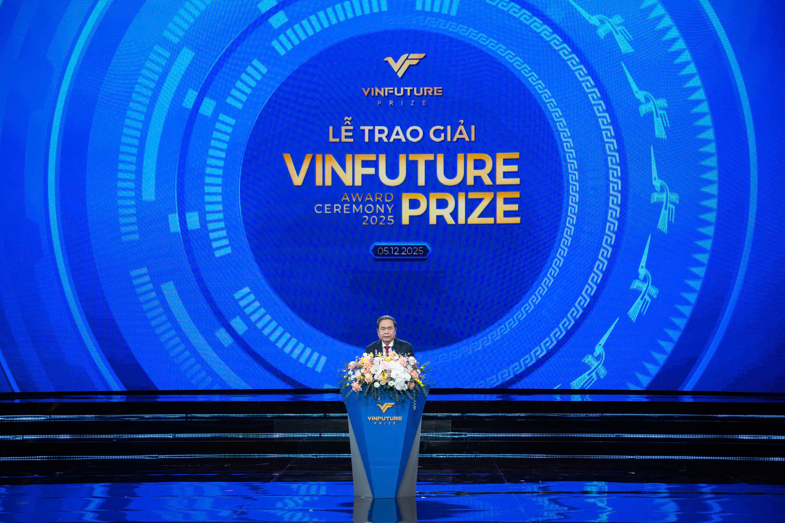 Chủ tịch Quốc hội Trần Thanh Mẫn dự Lễ trao giải thưởng VinFuture 2025