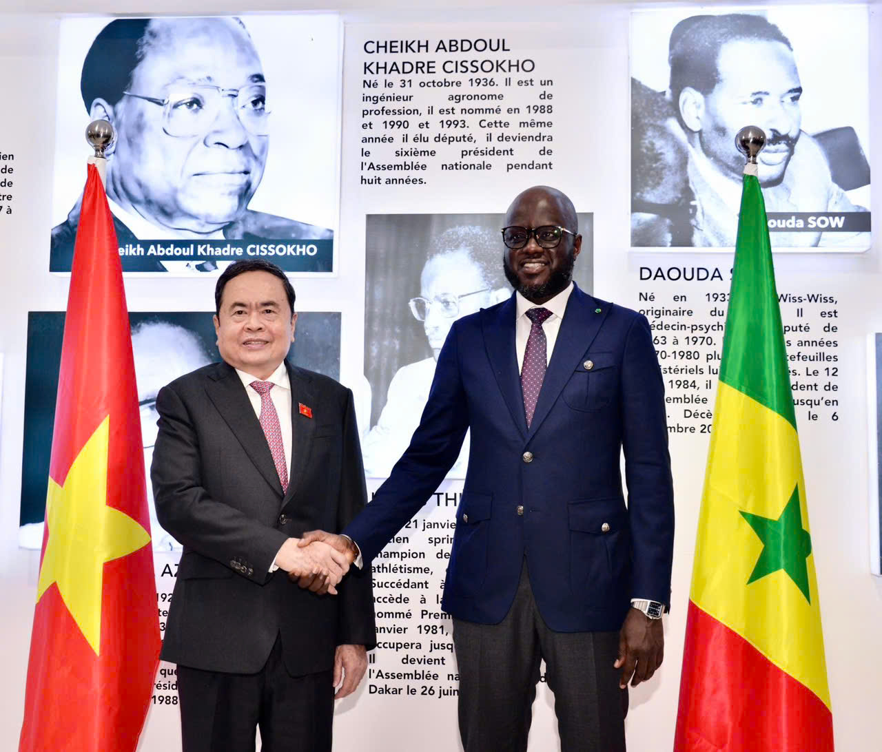 Chủ tịch Quốc hội Trần Thanh Mẫn hội đàm với Chủ tịch Quốc hội Senegal Malick Ndiaye
