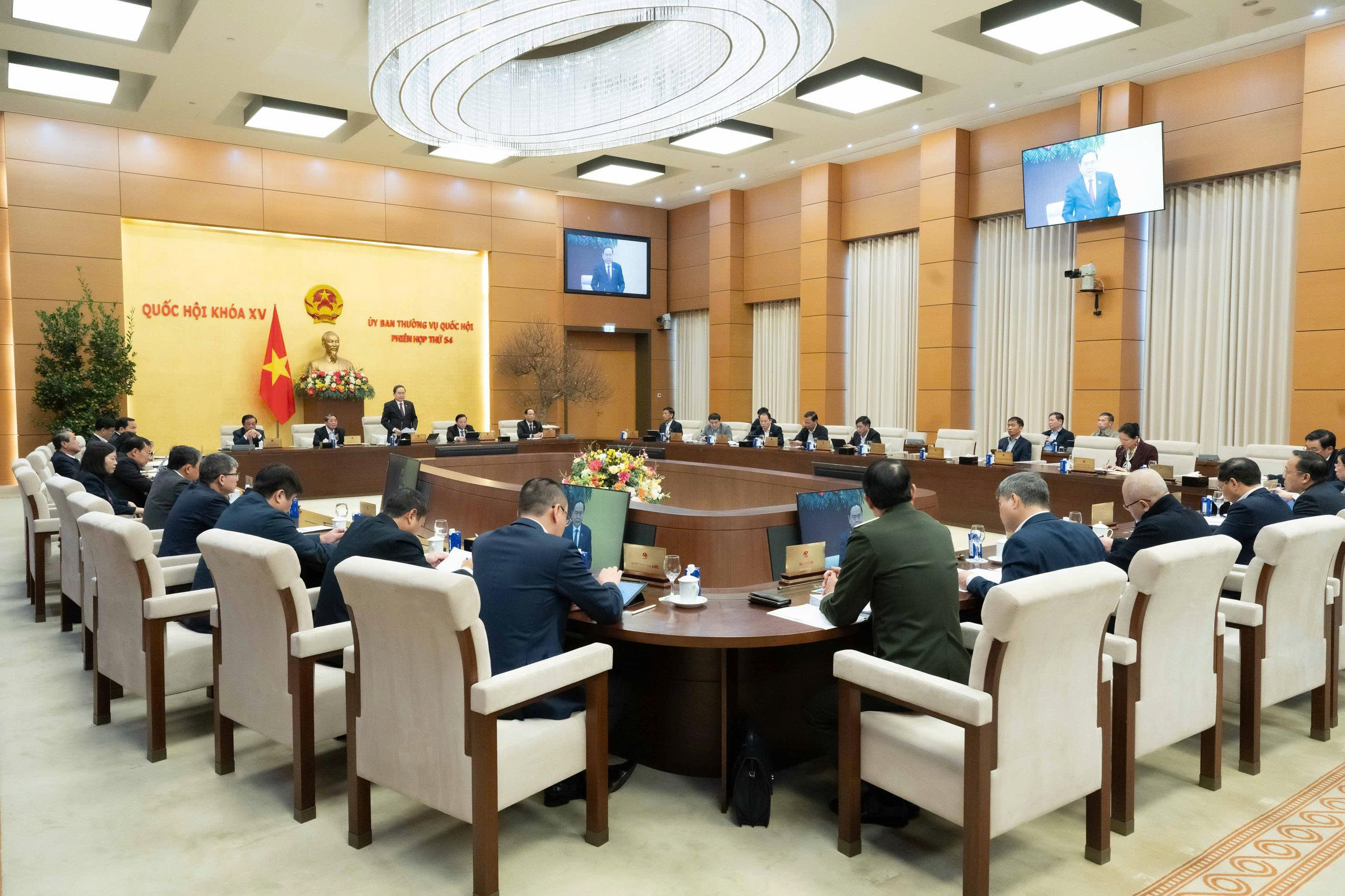 Khai mạc Phiên họp thứ 55 của Ủy Ban Thường vụ Quốc hội