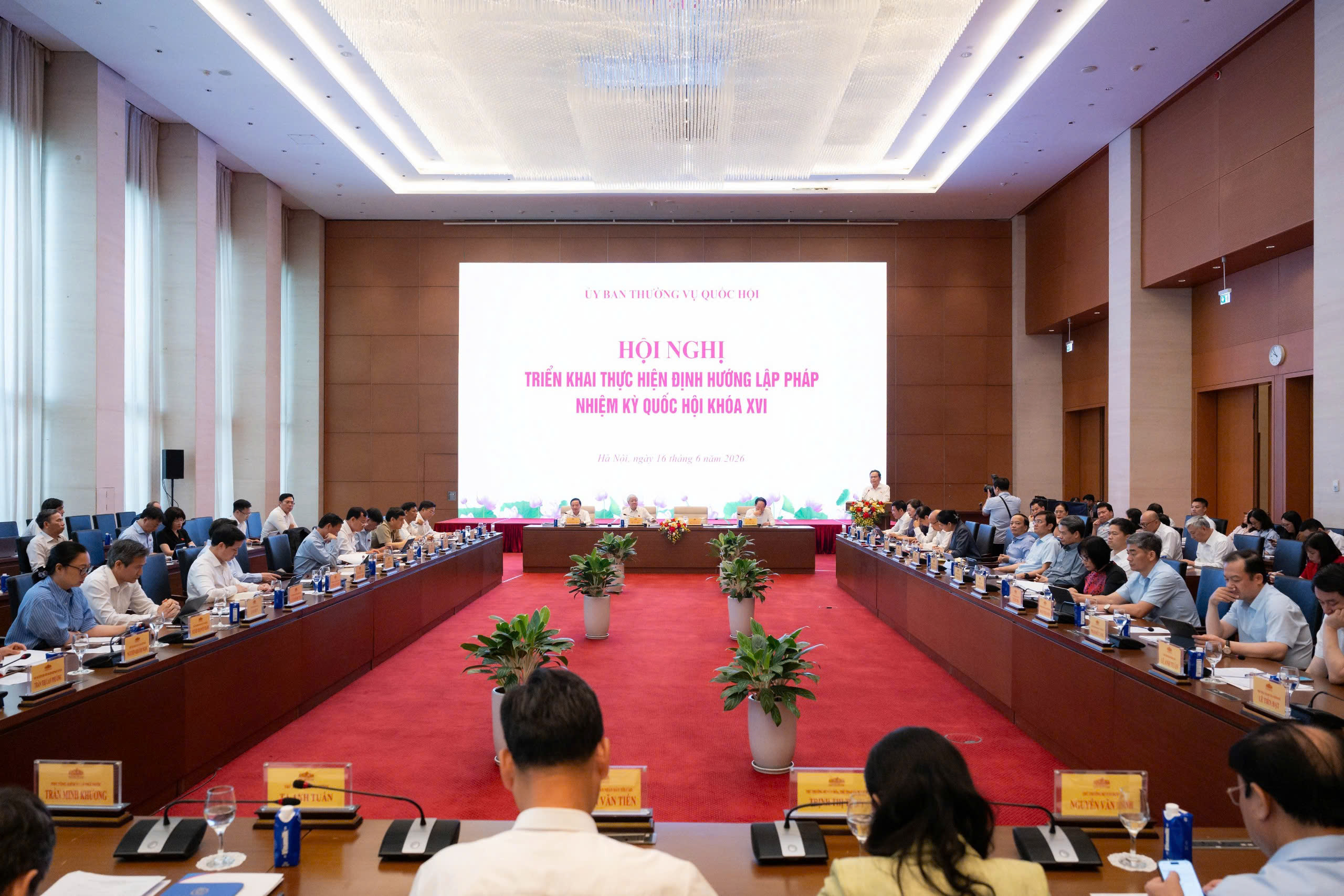 Chủ tịch Quốc hội Trần Thanh Mẫn: Nhiệm kỳ Quốc hội khóa XVI phải là nhiệm kỳ kiến tạo thể chế phát triển