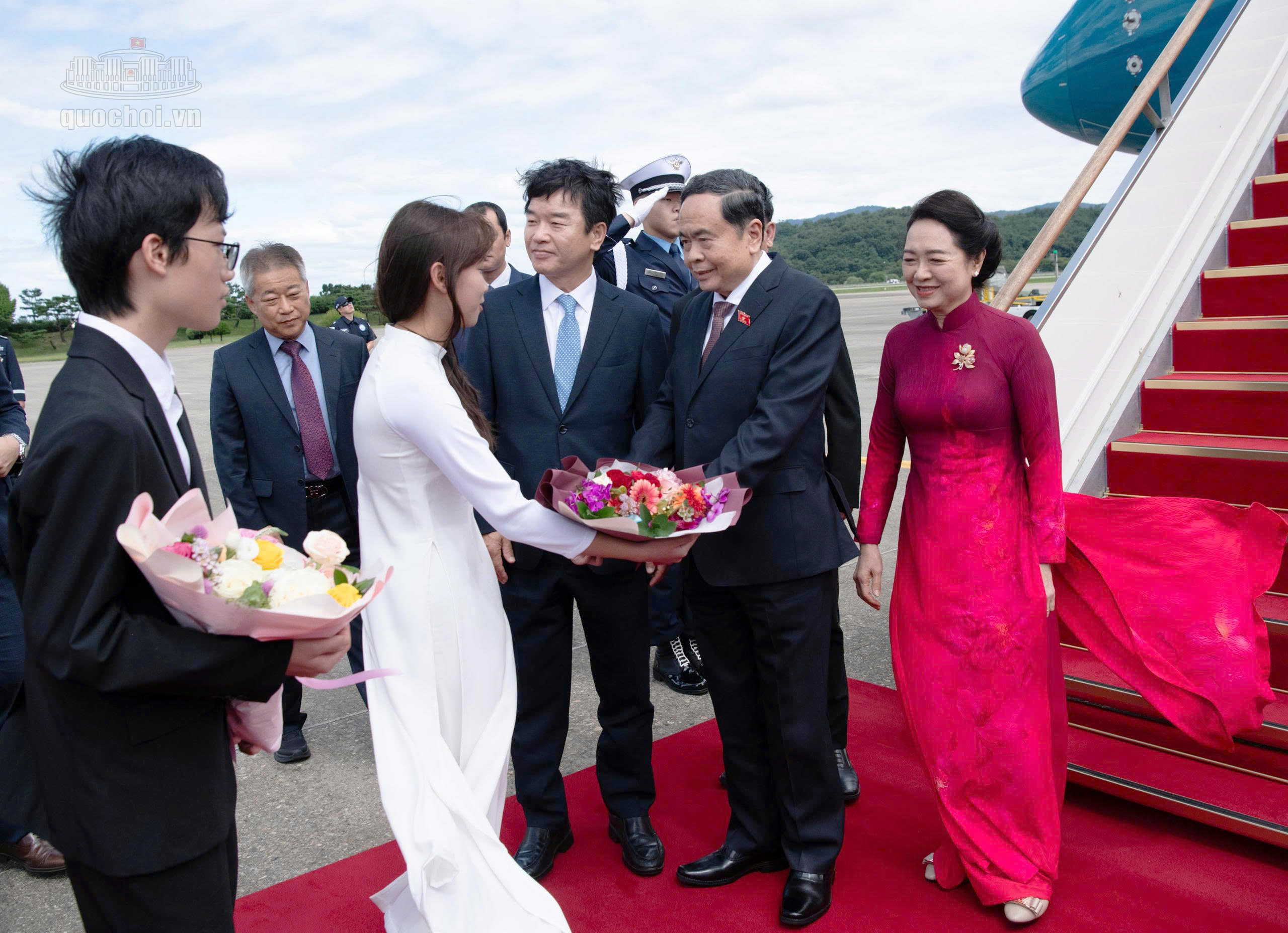 Chủ tịch Quốc hội Trần Thanh Mẫn và Phu nhân tới Seoul, bắt đầu chuyến thăm chính thức Hàn Quốc